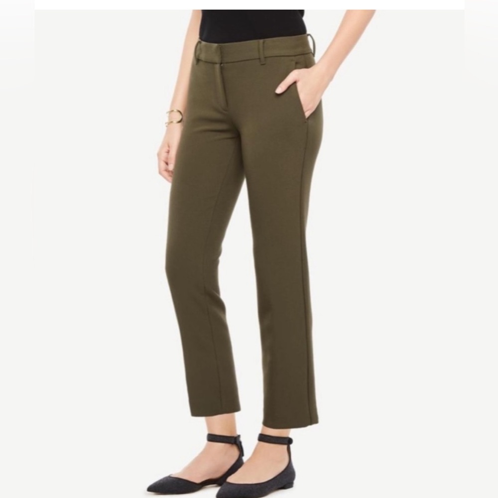 NEW ANN TAYLOR The Ankle Pant In Devin Fit Size 2